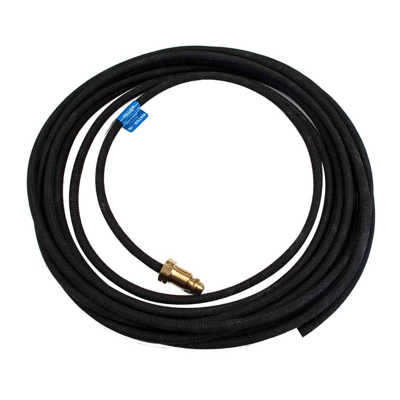 Weldtec 45V08R Water Hose 25 ft Braided Rubber
