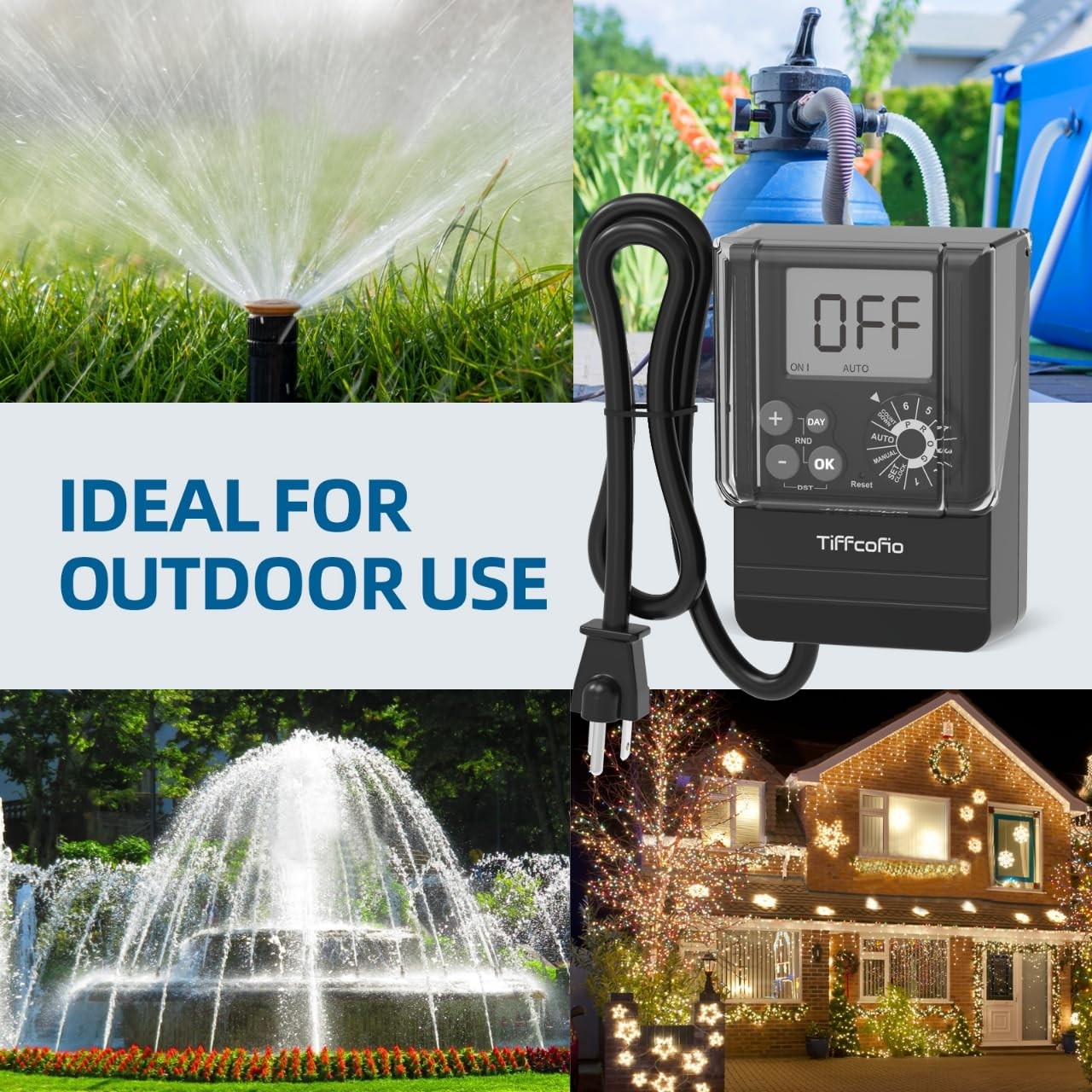 New Digital Outdoor Timer Waterproof, Dial Programmable Method, Outdoor Pool ...