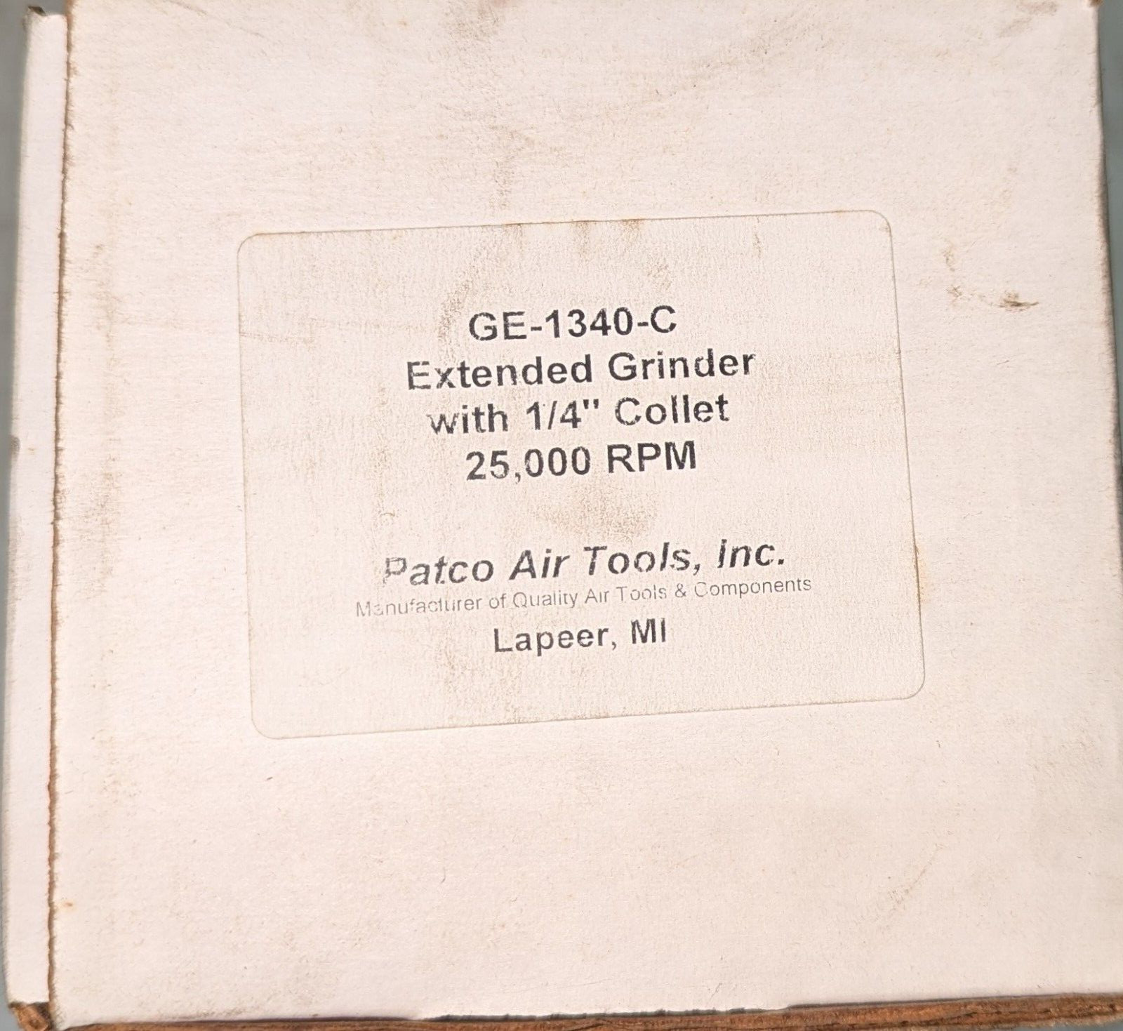Patco Air Tool GE-1340-C Extended Grinder