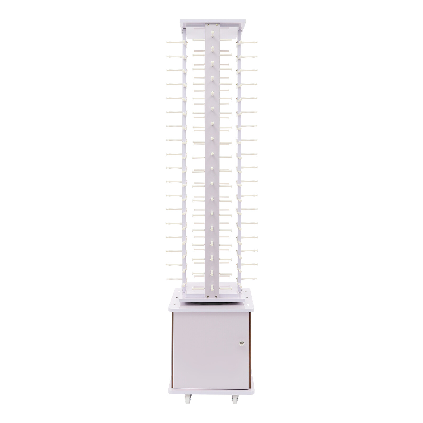 72-Pair Eyeglass Display Rack Floor-standing Rotating Glasses Storage Stand