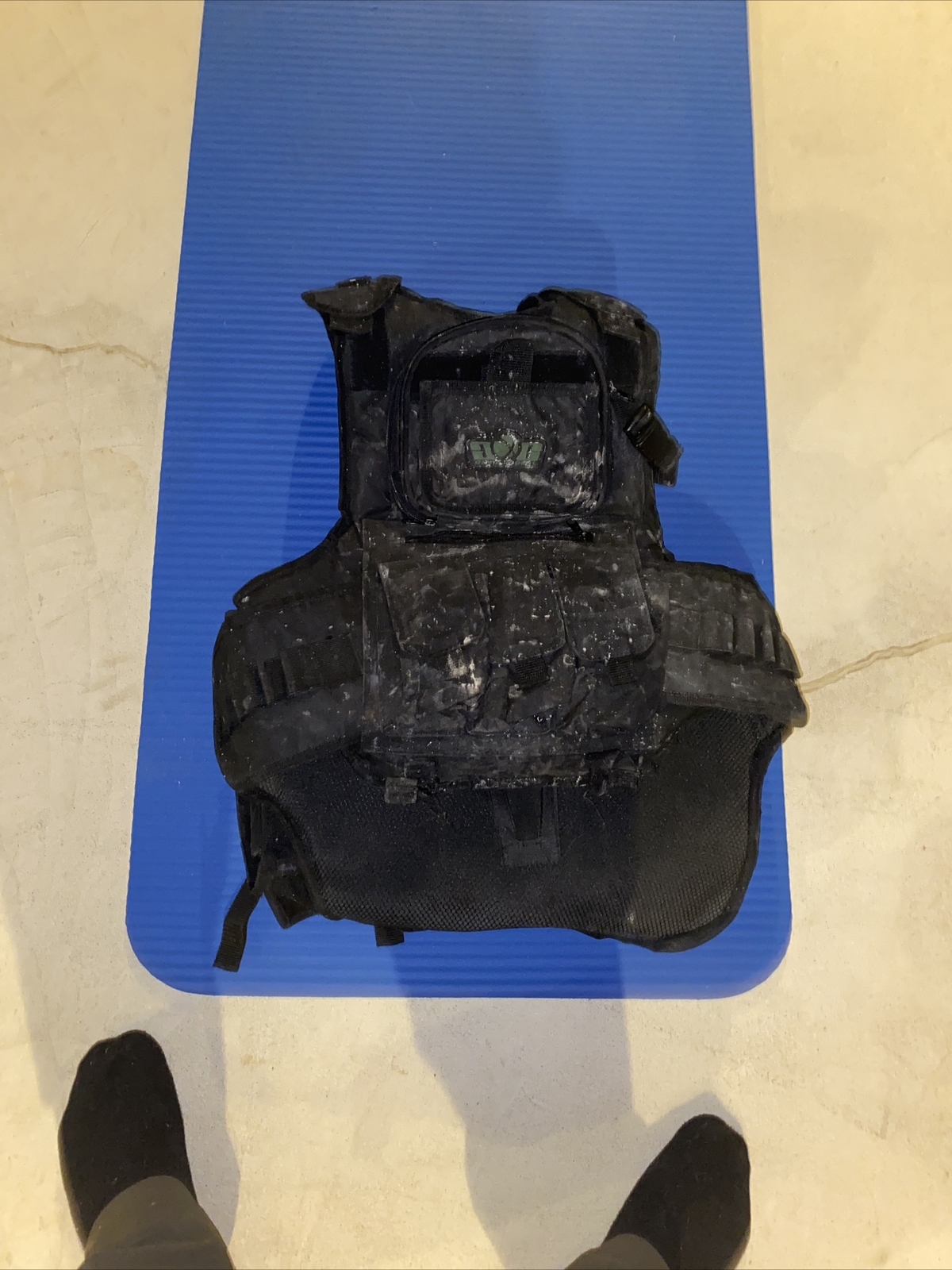 paintball vest black