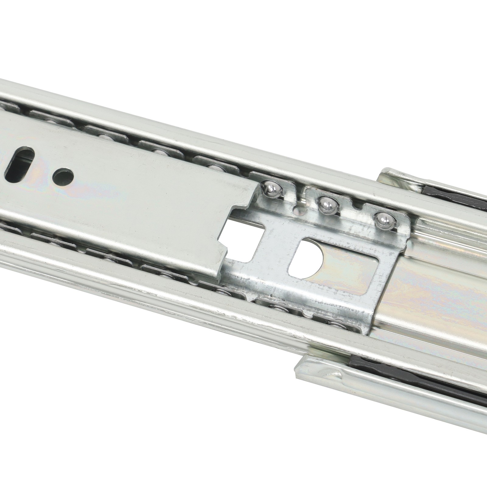 1 Pair Locking Drawer Slides 18" Full Extension & Lock 150 lb Load Capacity