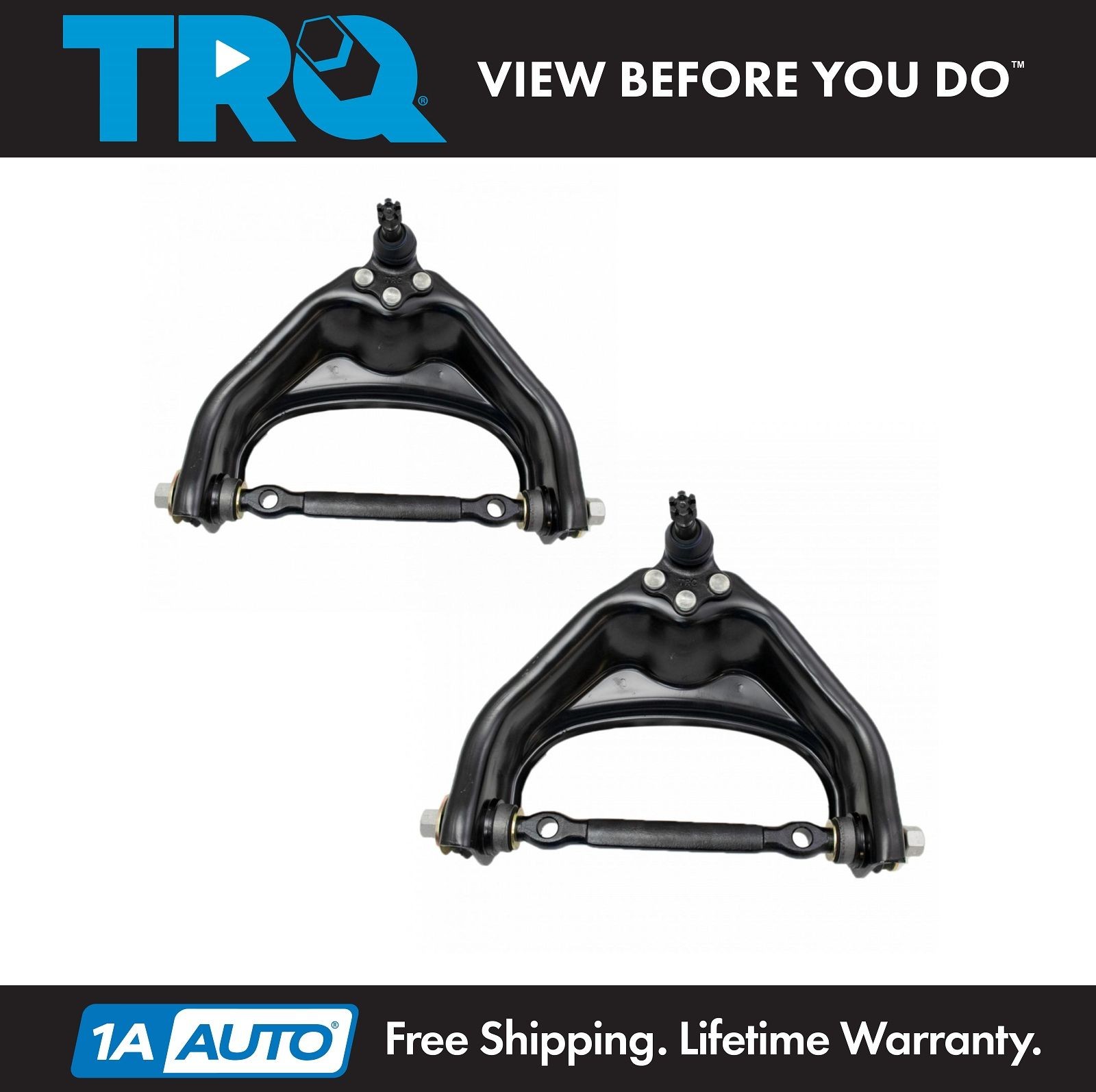 TRQ Control Arm w/ Ball Joint Front Upper LH RH Pair for Dodge Ram 2WD New
