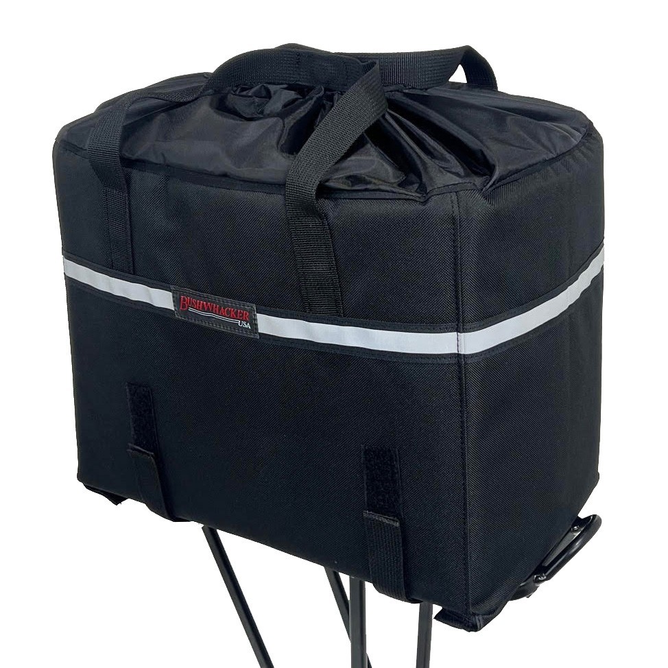 Bushwhacker Grocery Tote for Bike Rack Padded Insulated Bicycle Rear Bag Trunk