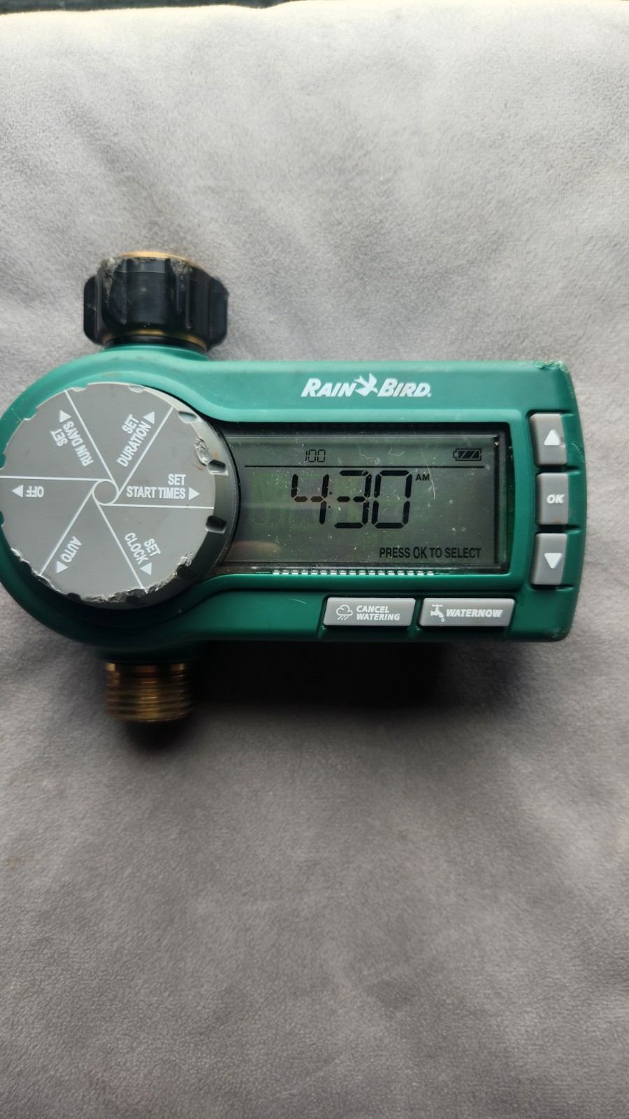 Rain Bird 1ZEHTMR 7-Day Setting Electronic Digital Hose End Timer, One Zone