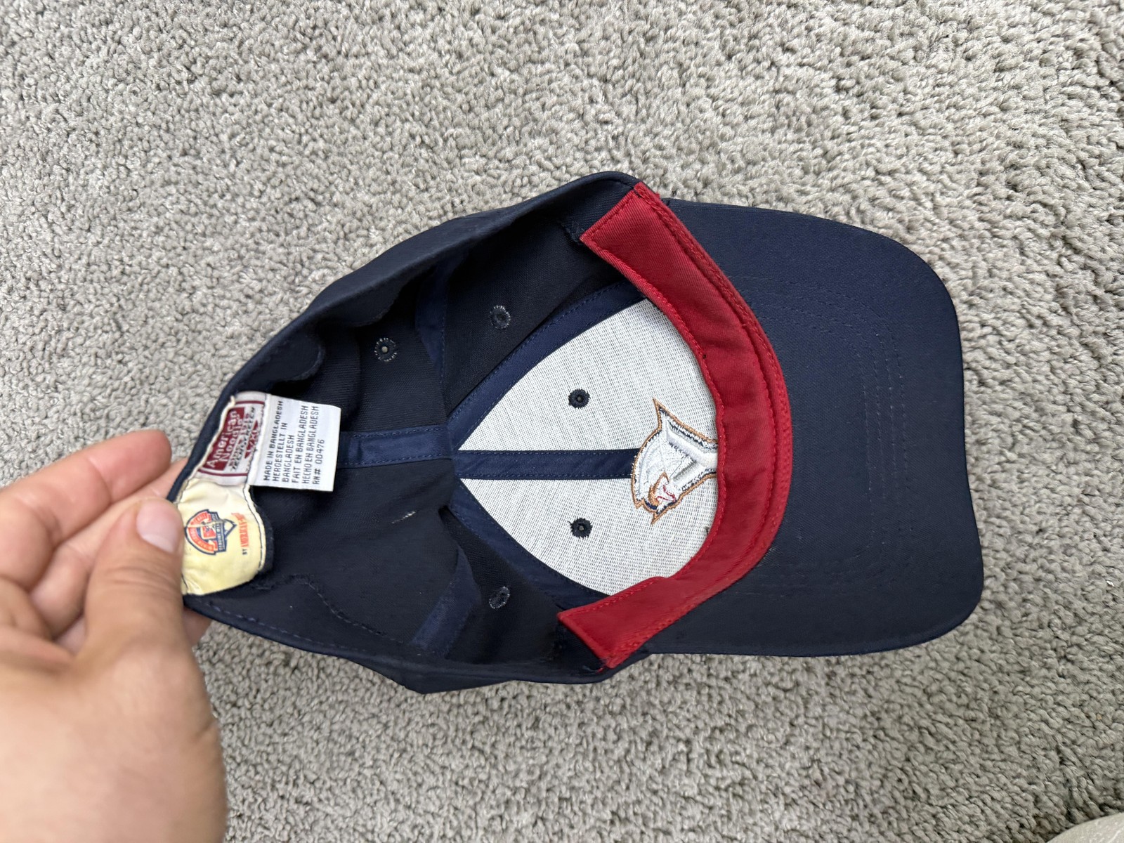 York Revolution Hat Cap Fitted Mens One Size Blue Baseball American Needle