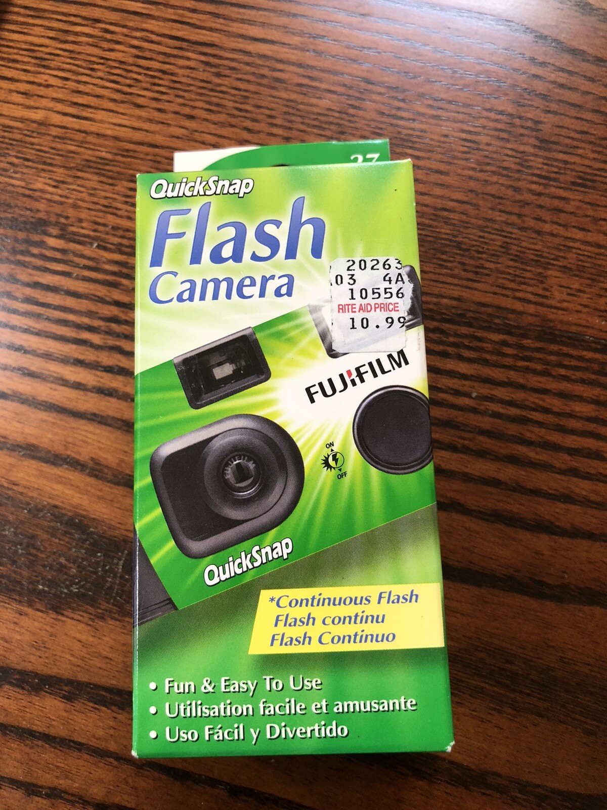 FujiFilm Quick Snap Flash Camera - Exp 2013-02 - Sealed Package