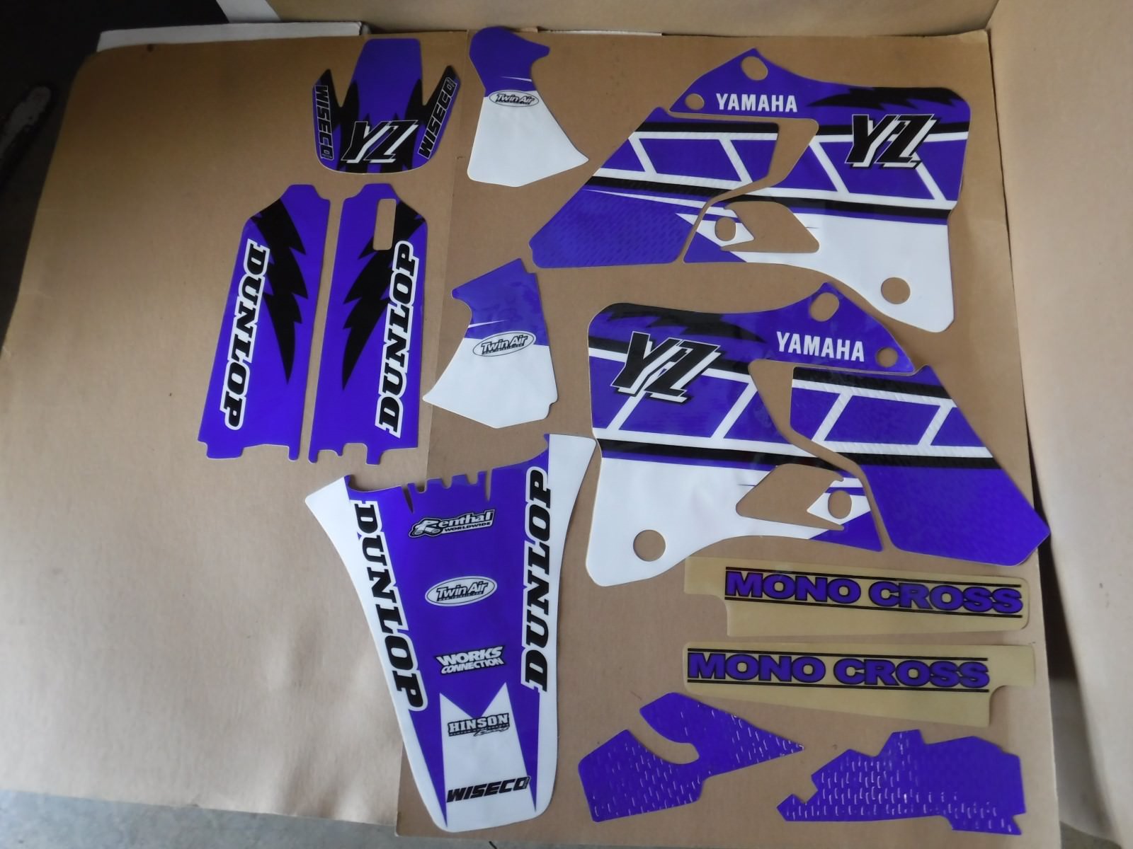 FLU  TEAM  GRAPHICS   YAMAHA YZ125 YZ250 1996 1997 1998 1999 2000 2001