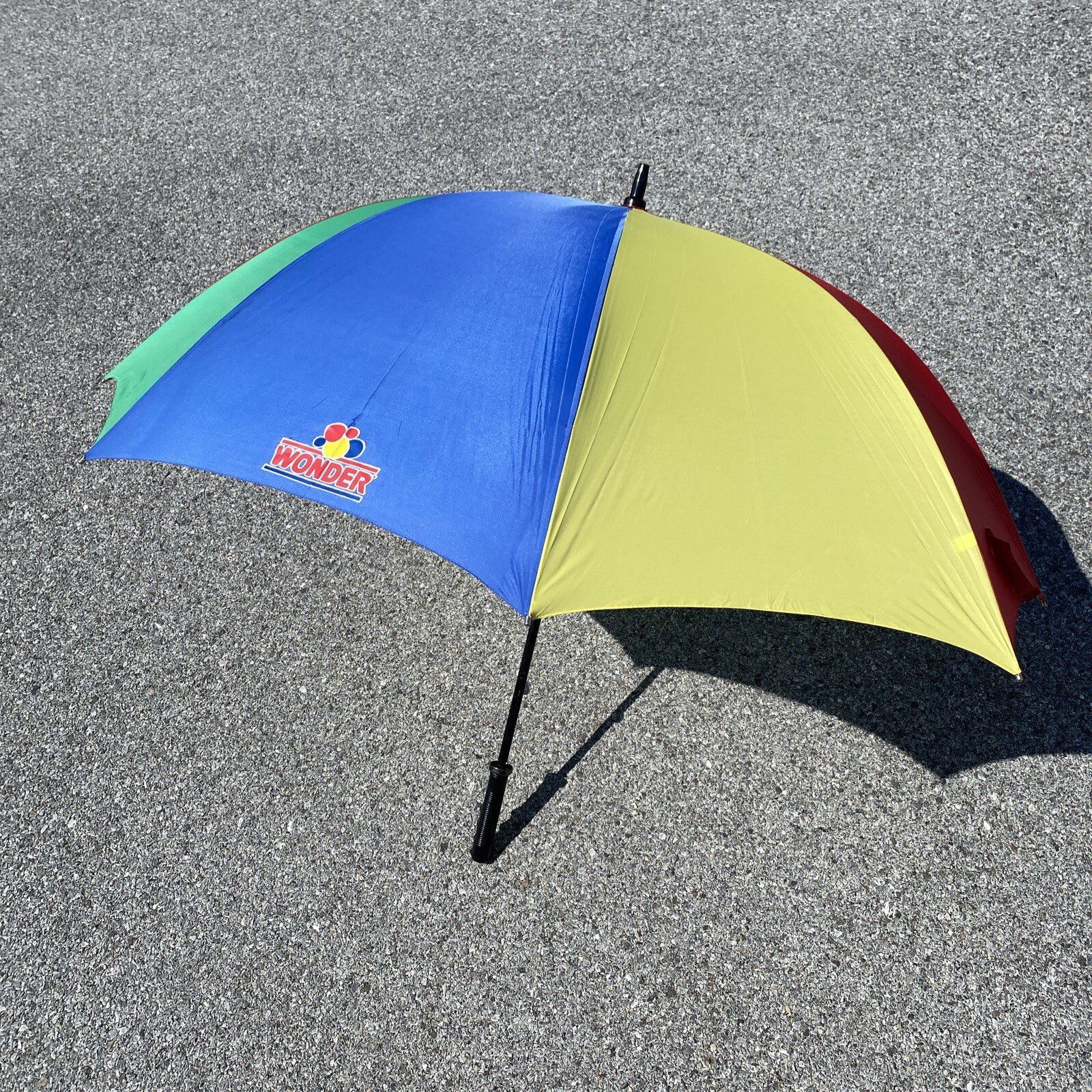 Umbrella 48" Wonder Hostess Manual Red Blue Yellow Green