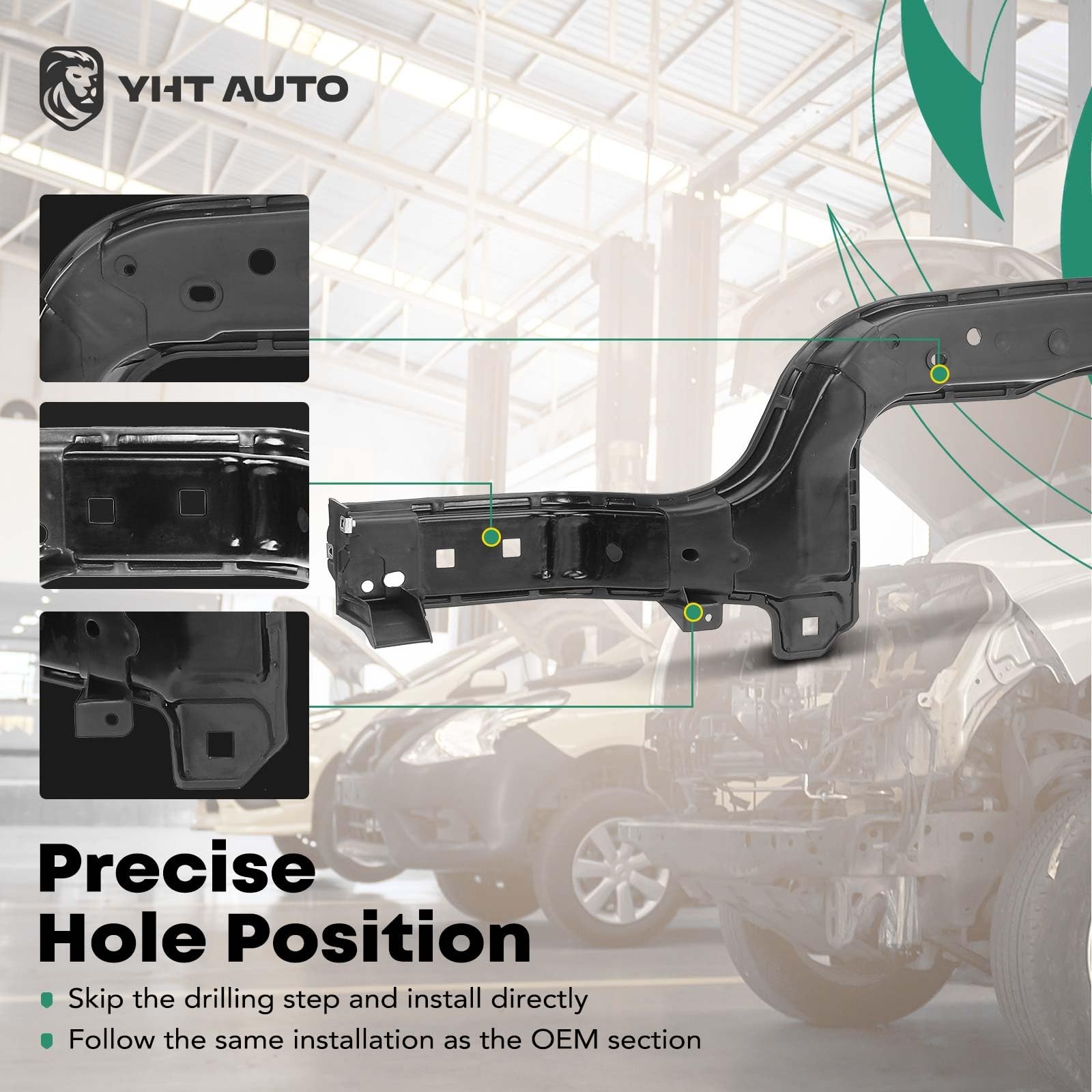 Upper Radiator Support Edge 2015-2024 MKX 2016-2018 Nautilus 2019-2023