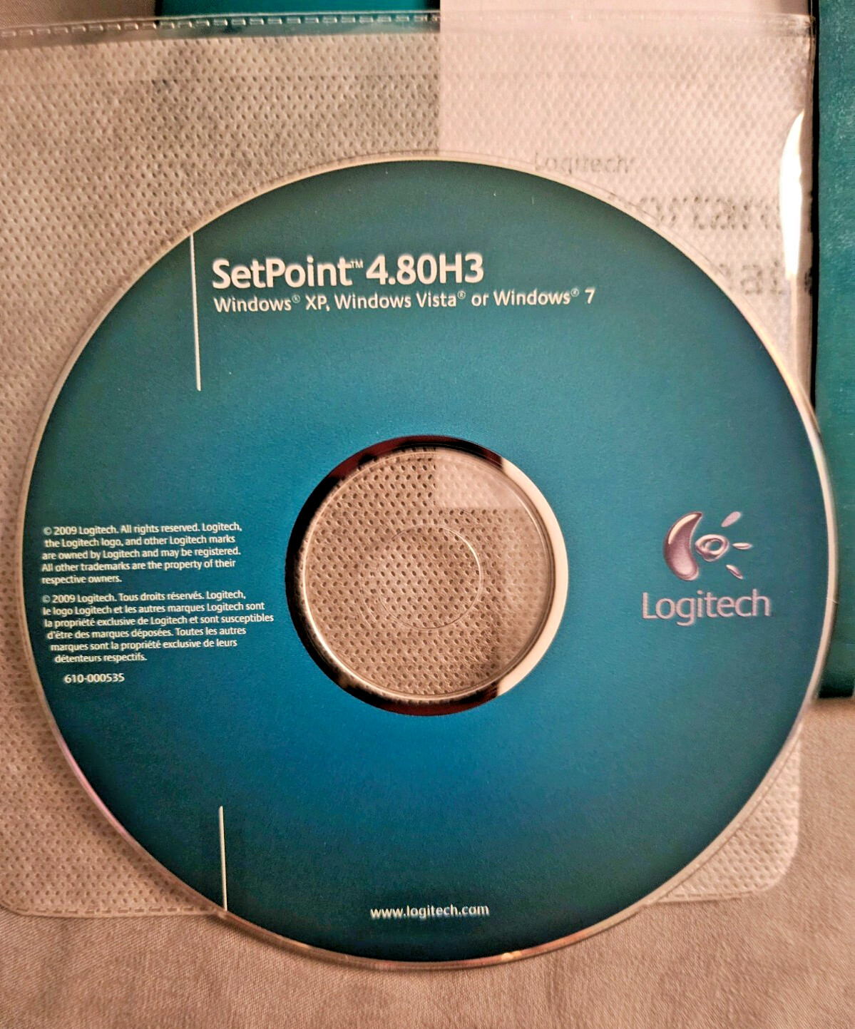 SetPoint 4.80 H3 Install CD- Win/XP/vista/Win 7 by Logitech