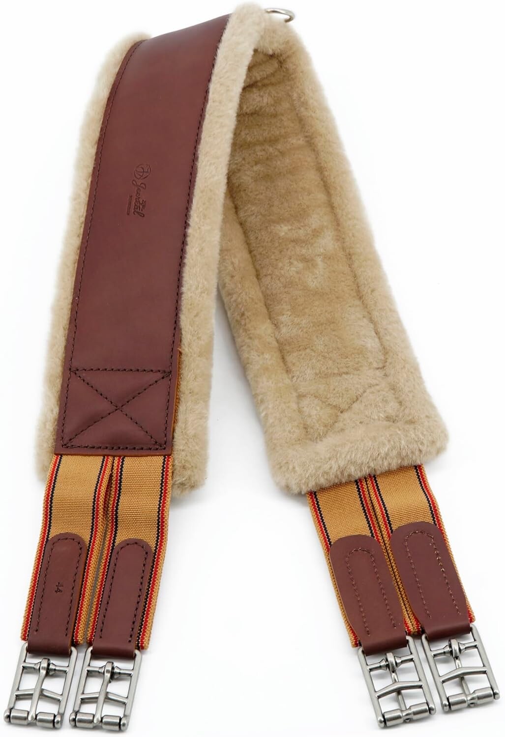 Fleece English Girth | Breathable Horse Girth for English Saddle with Double 44"