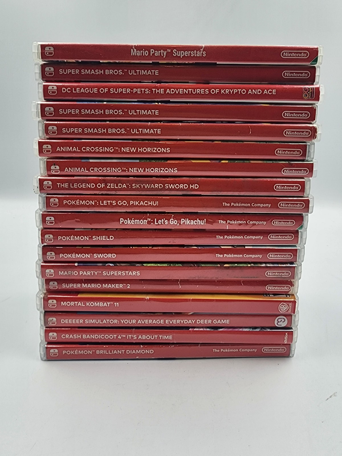 Nintendo Switch Lot Of 18 OEM Cases Only - No Games *** READ DESCRIPTION