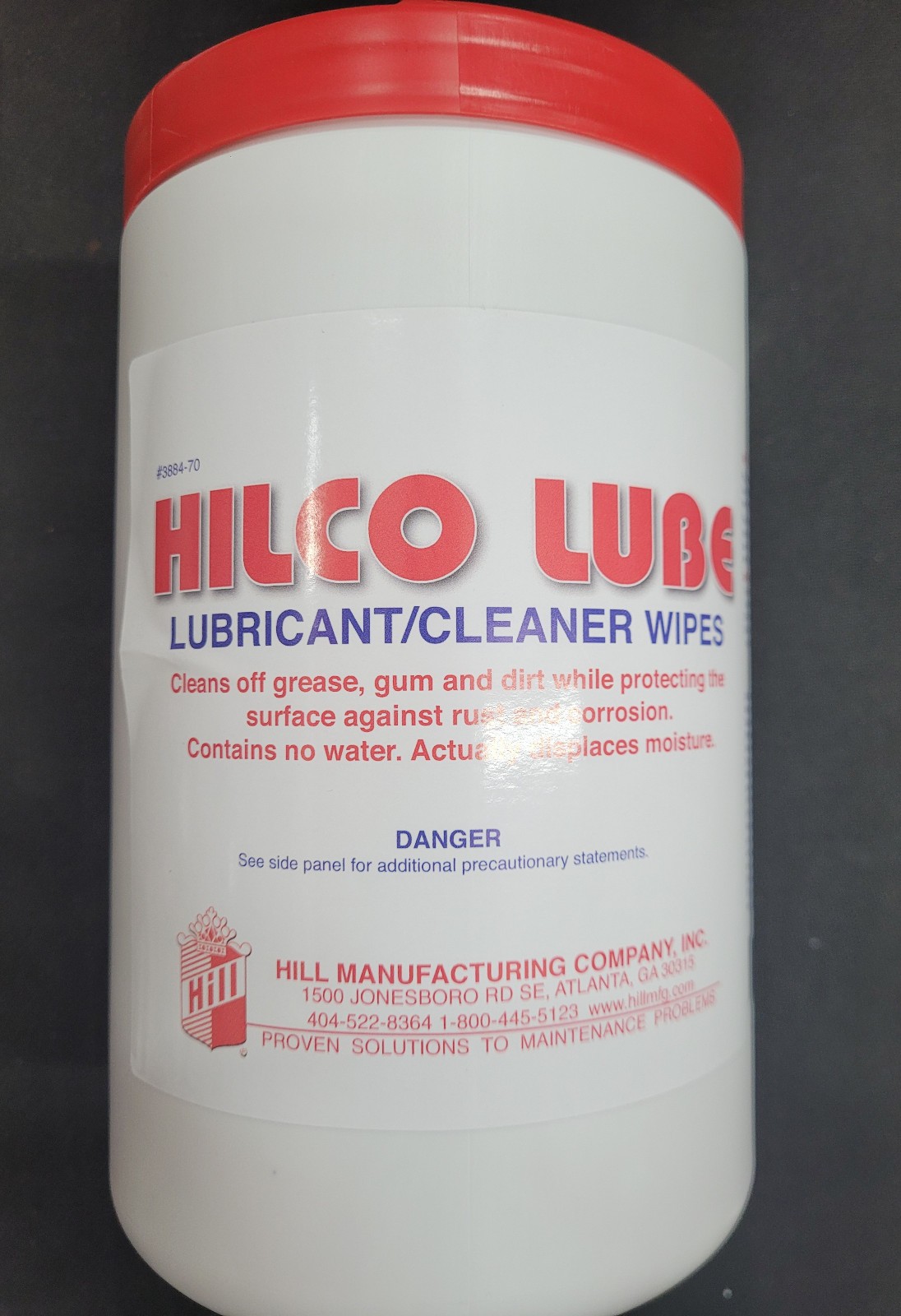 Hilco Lube Lubricant/Cleaner Wipes (v31223)