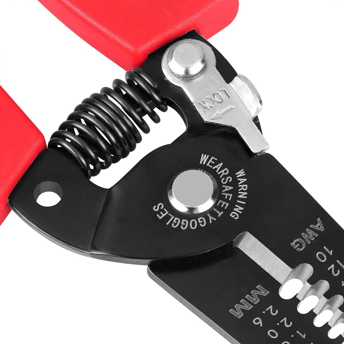 10-22 AWG Wire Stripper Cutter, Multifunctional Multi-Size Wire Stripping Too...