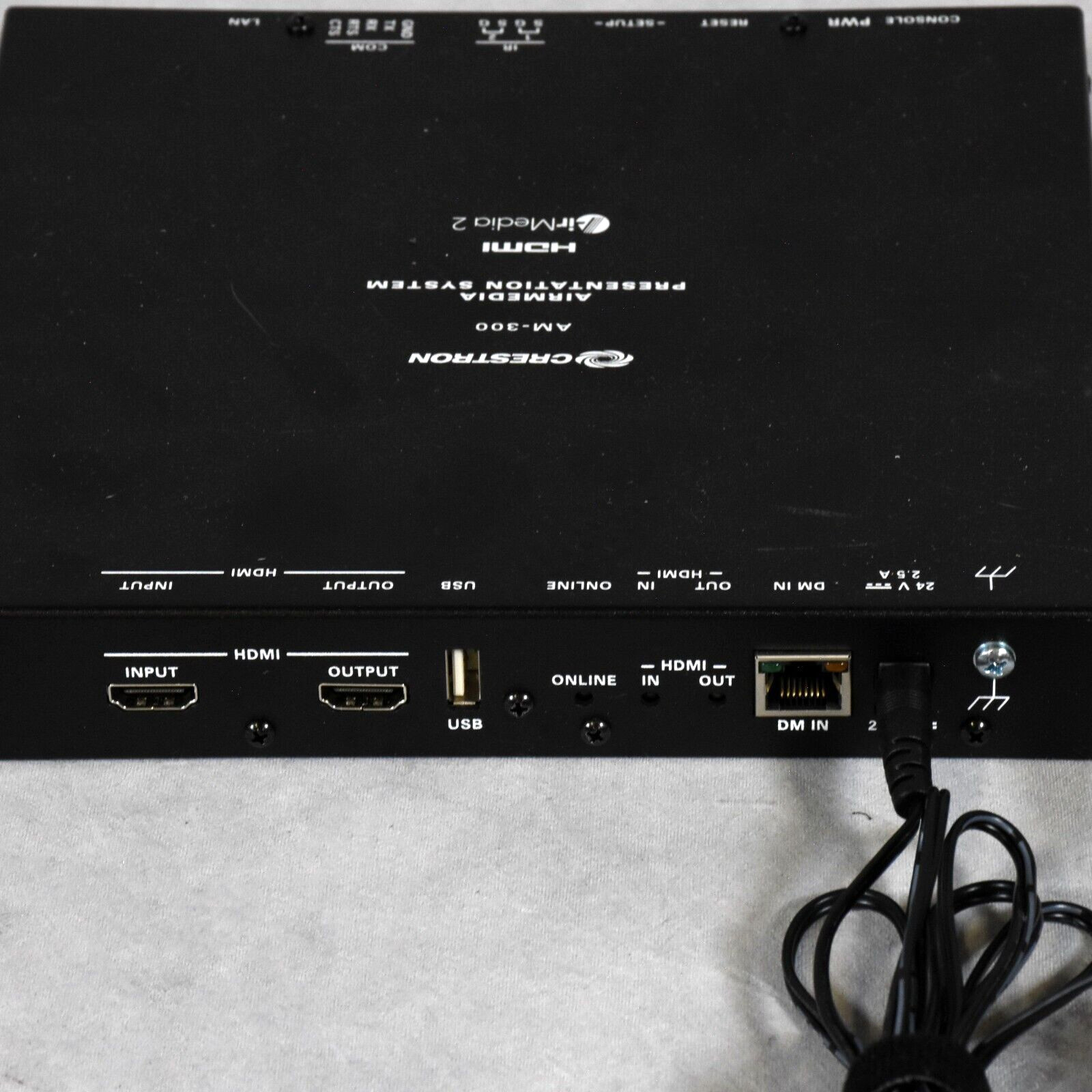 Crestron AM-300 AirMedia Presentation System with Power Supply, TESTED & WORKING