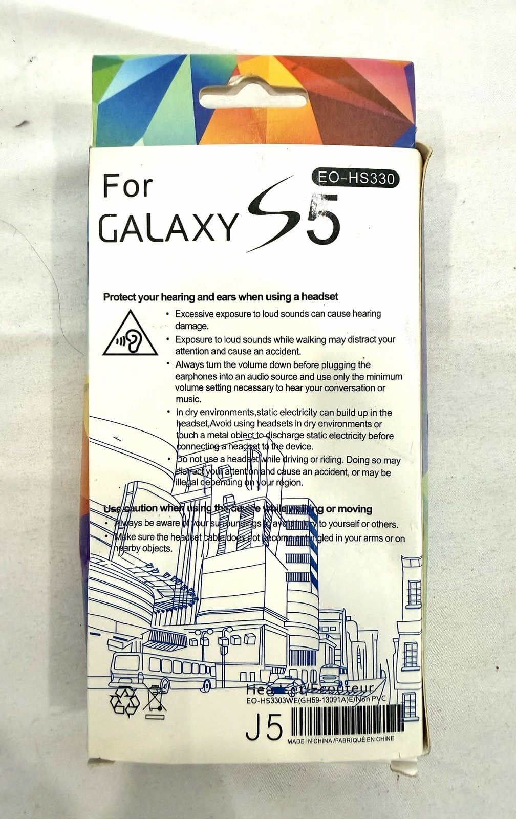 Headset for Samsung Galaxy S5 - EO-HS330