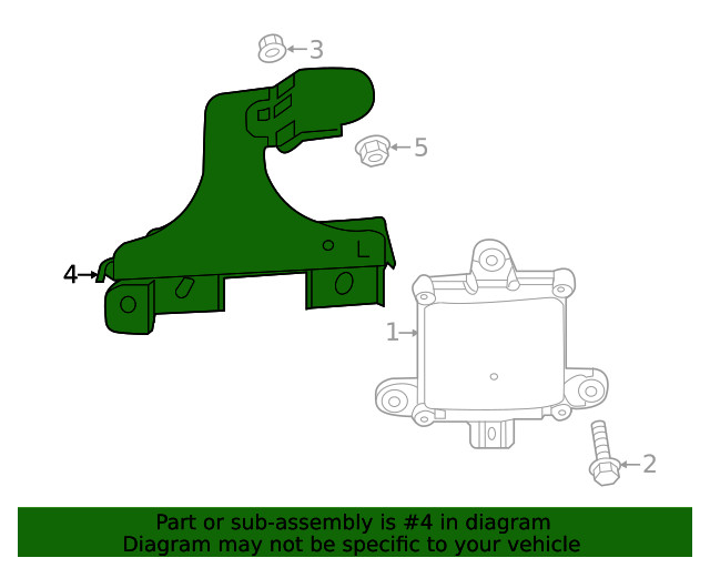 Genuine Mazda Blind Spot Detection System Warning Sensor Bracket TK79-67-Z41