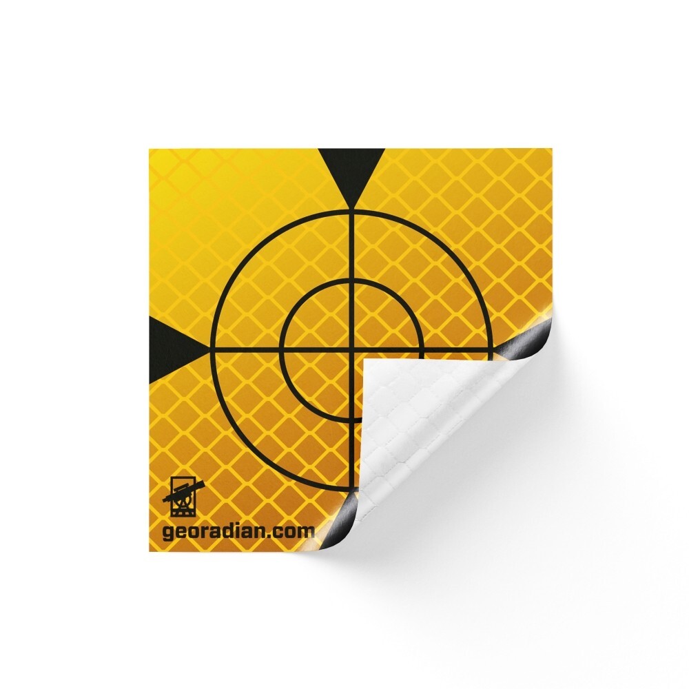 Reflective label 40mm x 40mm MIX 100p. Total Station
