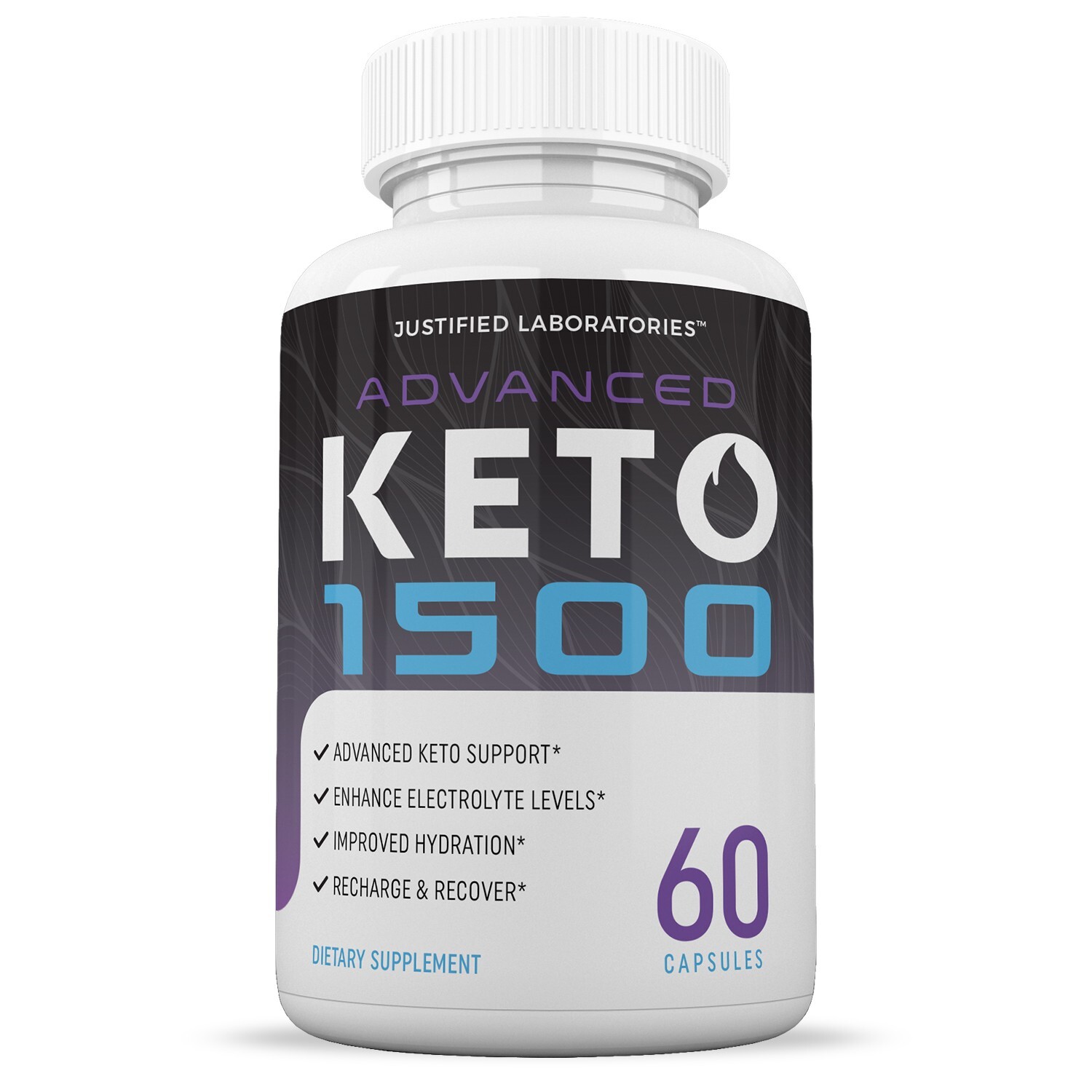 Advanced Keto 1500 Keto ACV Pills 1275MG New Improved Formula 60 Capsules