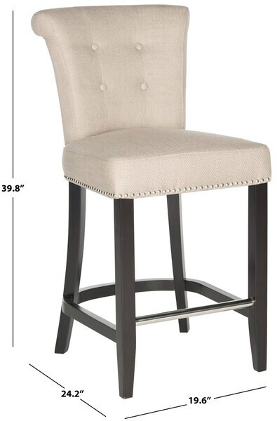 Safavieh Addo Ring Counter Stool, Reduced Price 2172727069 HUD8241B