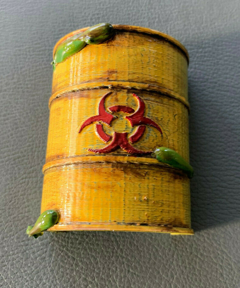 Junk Yard pinball barrel 3D mod painted