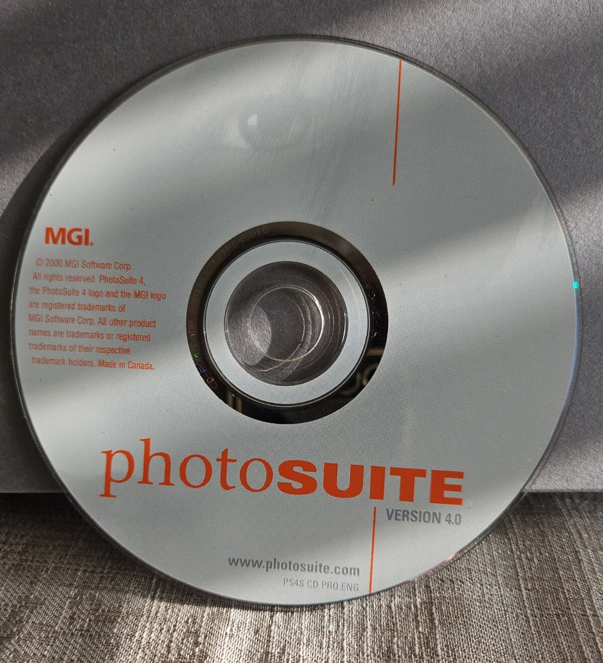 MGI PhotoSuite Software CD Version 4.0 (Disc Only)
