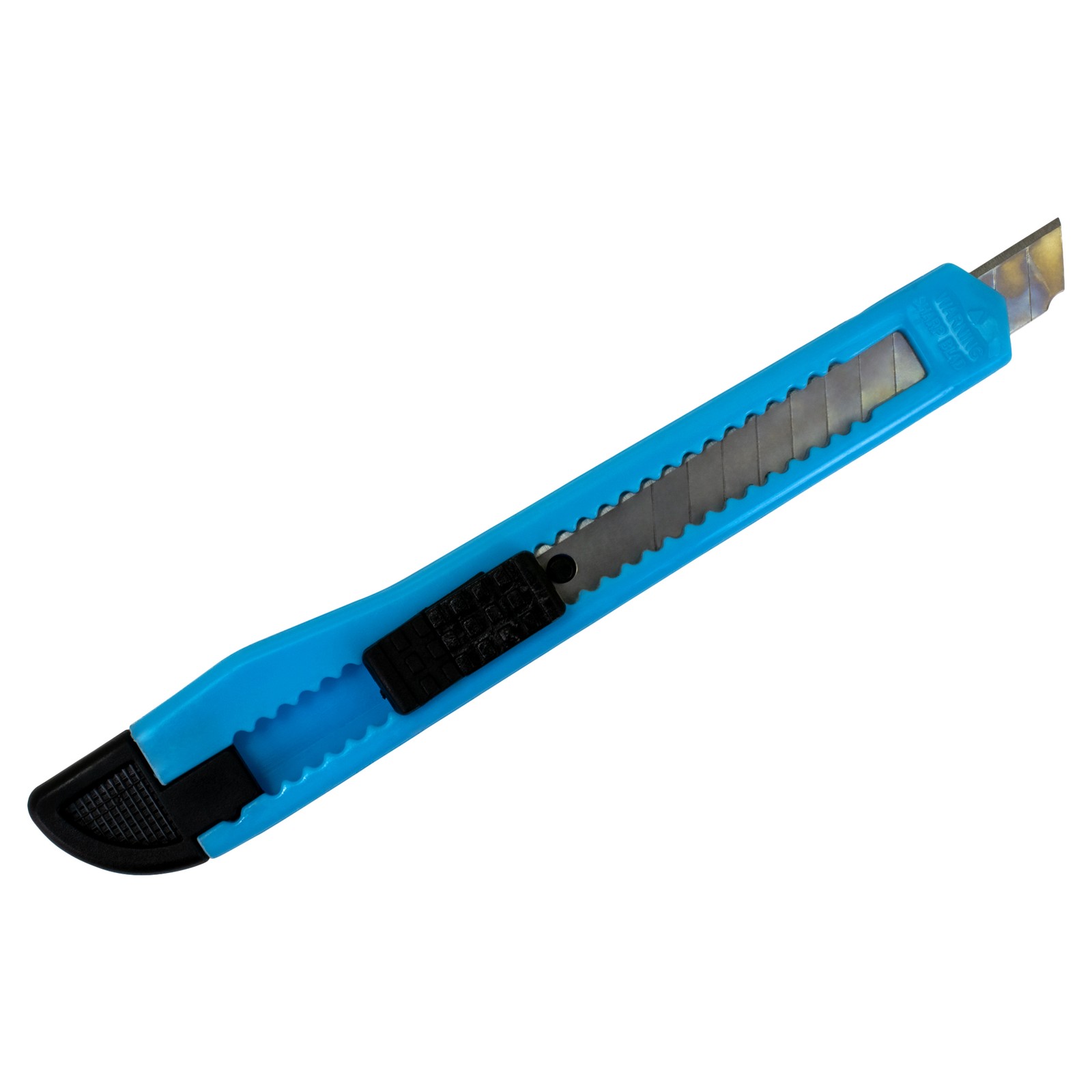 MotoProducts Sky Blue Small Retractable Utility Knife 5 inch Box Cutter