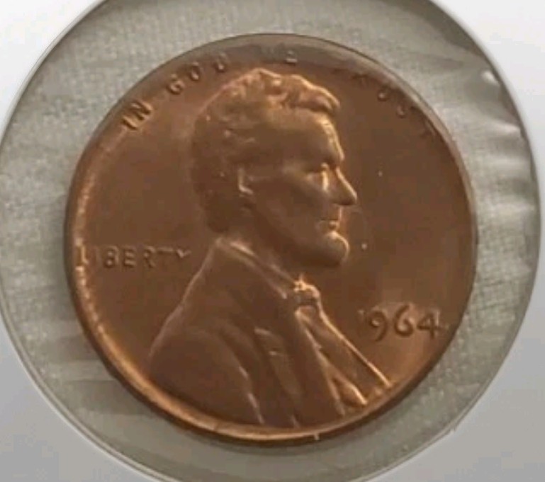 1964 P Lincoln Memorial Red Gem Uncirculated Cent  Free Post Tracking