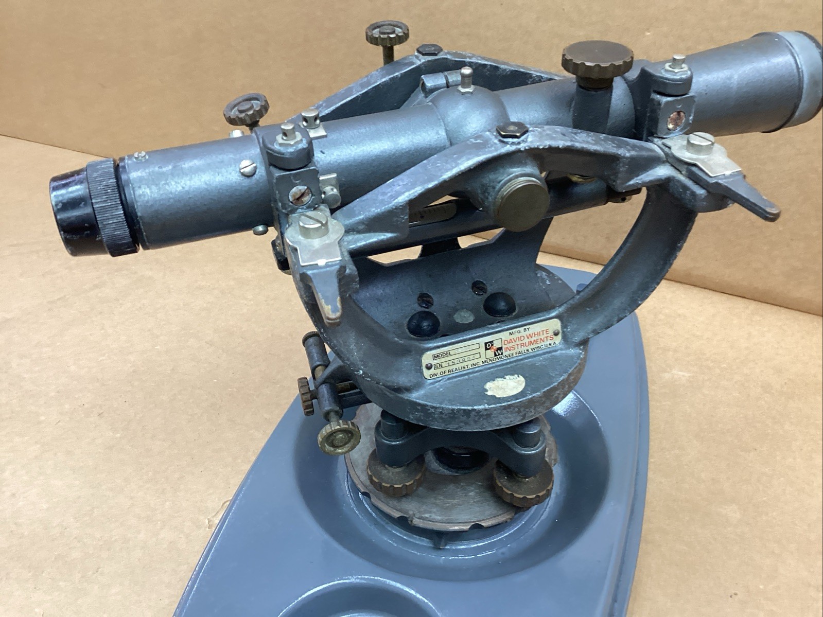 Surveyors Transit Vintage David White Instruments Universal 8300