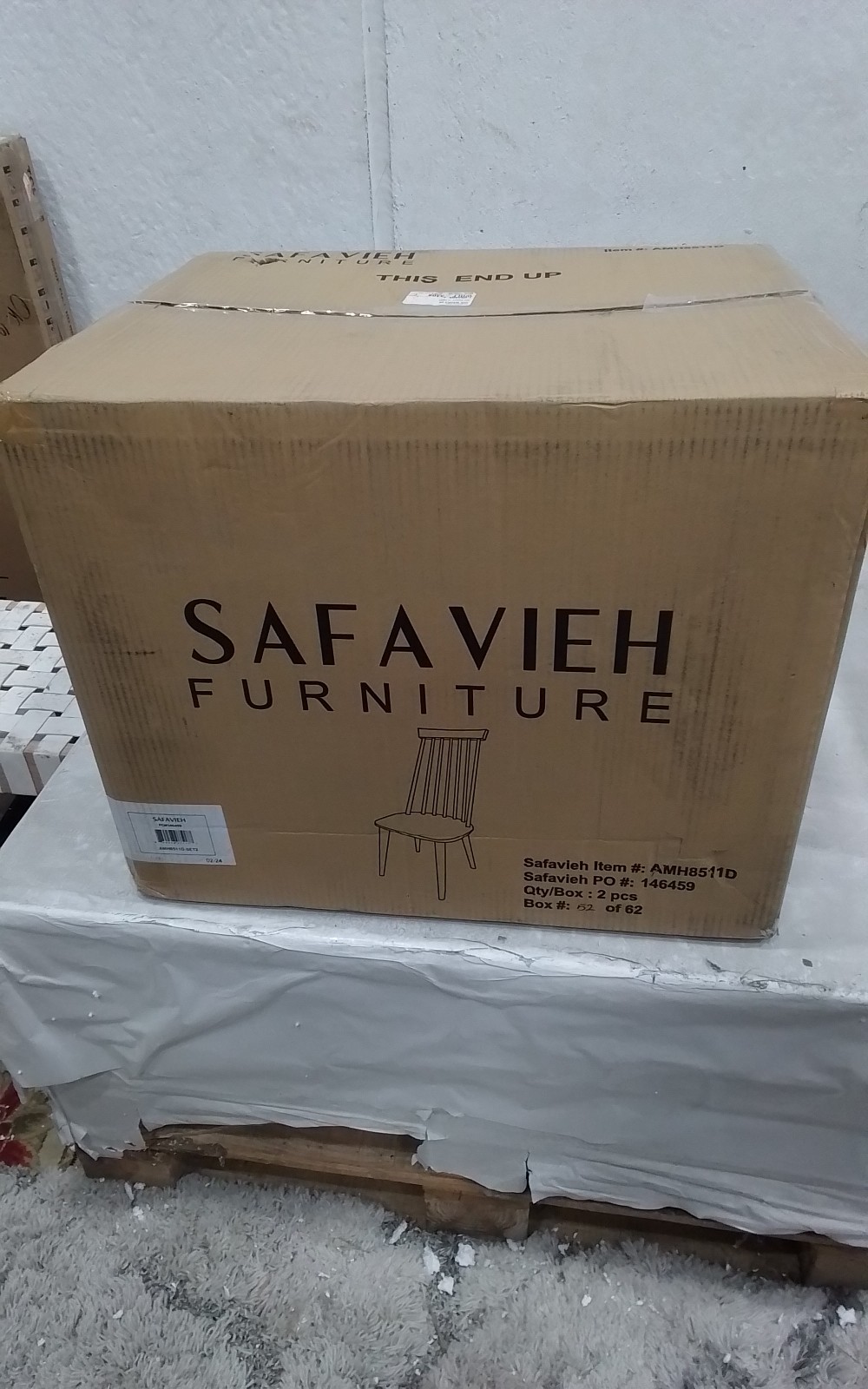 Safavieh BURRIS SIDE CHAIR, Reduced Price 2172762764 AMH8511D