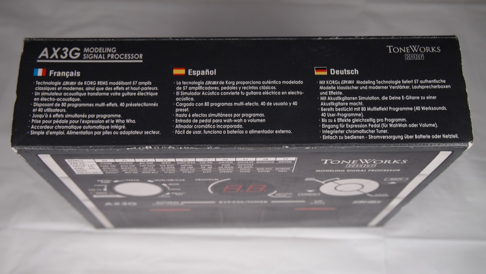 Korg ToneWorks AX3G Modelling Signal Processor Multi-Effects Pedal for Guitar