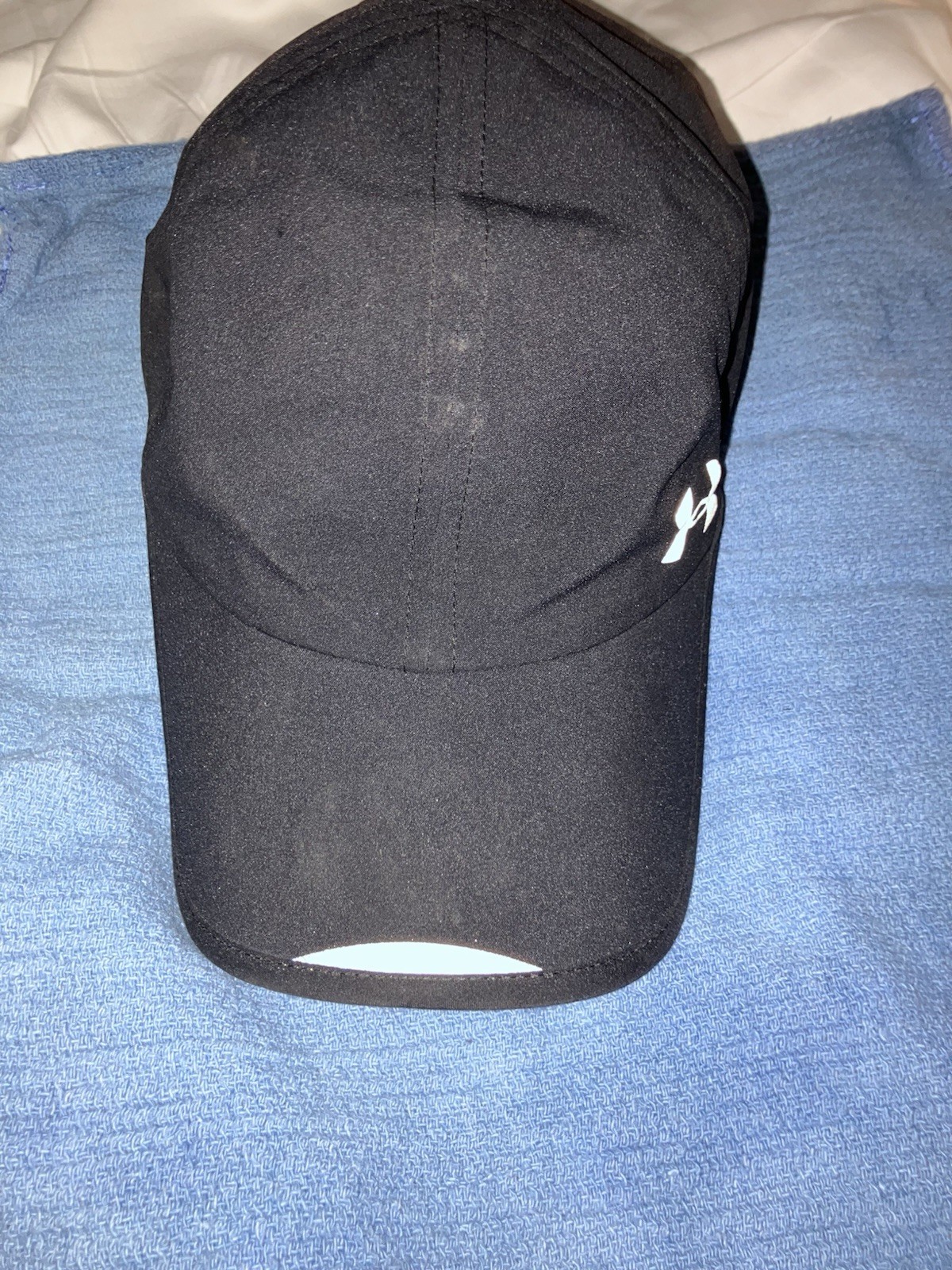 Under Armour Running Cap  Womens OSFM Black 3.0 Running Tennis