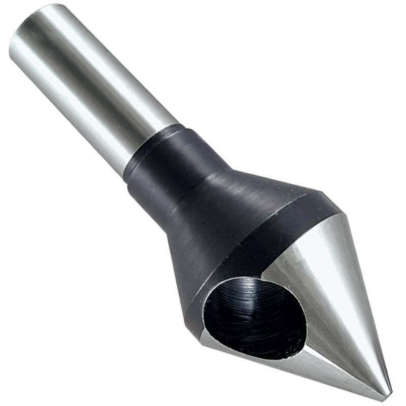 #0 HSS Zero-Flute Countersink and Deburring Tool - 82°, USA - 3 pieces