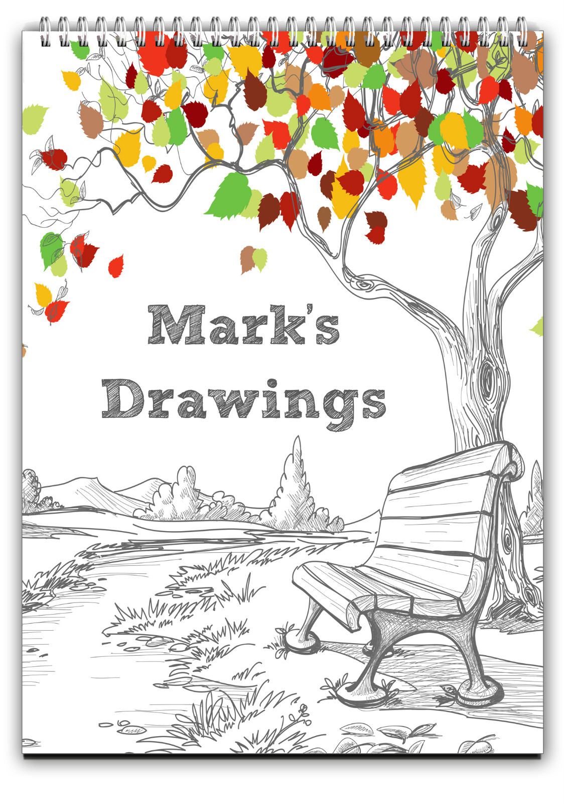 A4 PERSONALISED SKETCH BOOK /PERSONALISED DRAWING PAD/A4 NOTEBOOK/ NOTE PAD A4