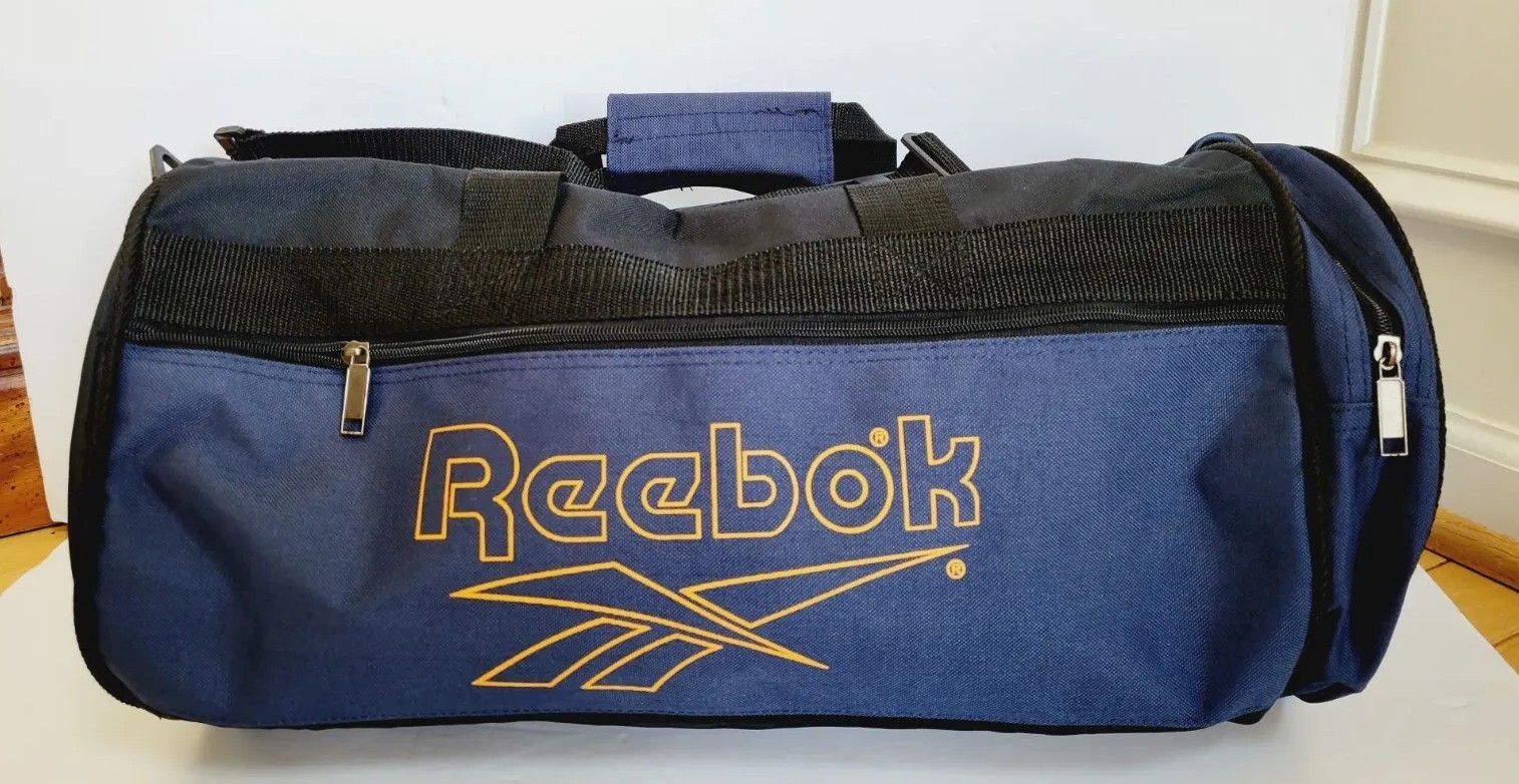 Reebok Gym Duffle Bag Blue NEW