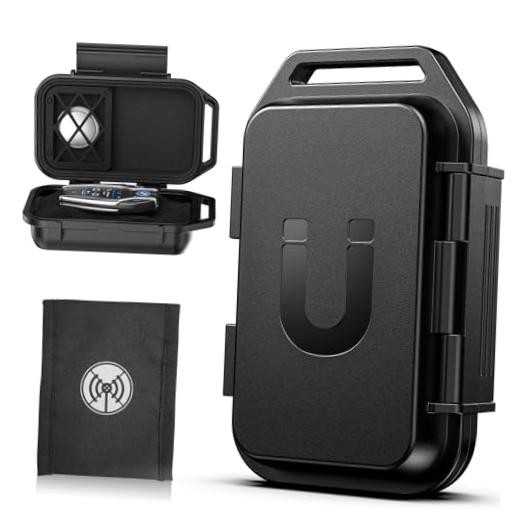 Magnetic Key Box, Magnetic Key Holder Under Car, Hide a Key Magnetic Basic 1pc