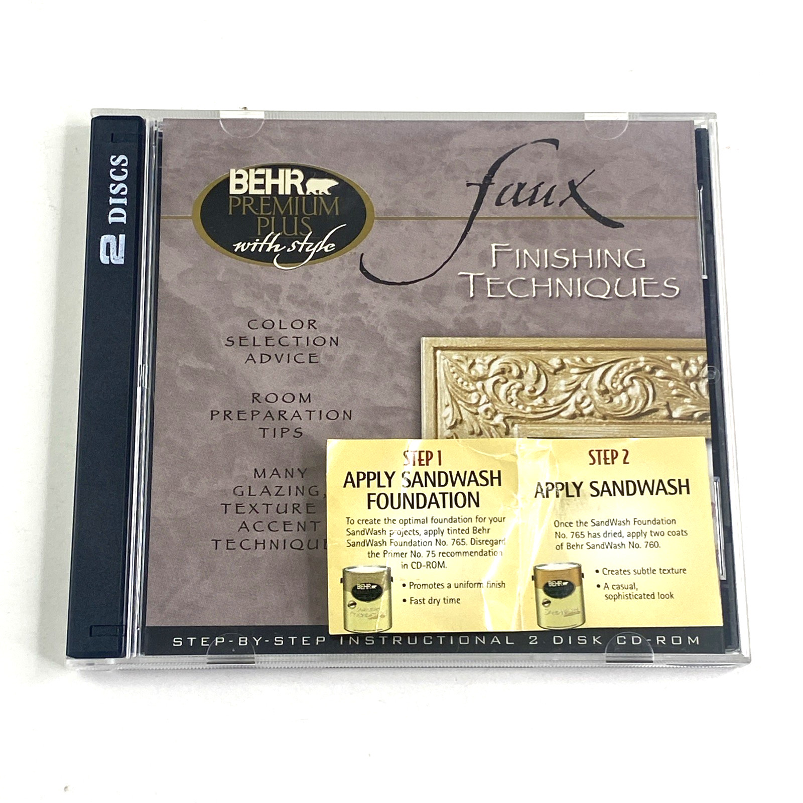 Faux Finishing Techniques - Behr Premium Plus (2-Disc CD) 2003 Home Depot