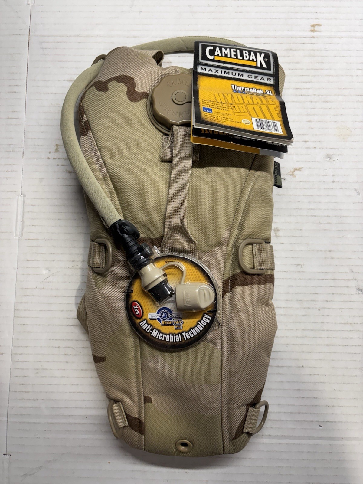 NEW Camelbak Maximum Gear ThermoBak 3L Desert Camo Hydration Pack NEW!
