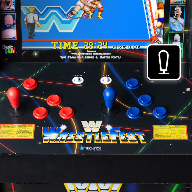 WWE WrestleMania Arcade Game Ultra Series 17in Screen Home Cabinet - FREE SHIP