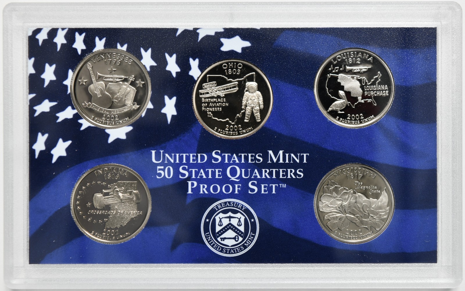 2002 United States Mint Proof Set w/ Box & COA