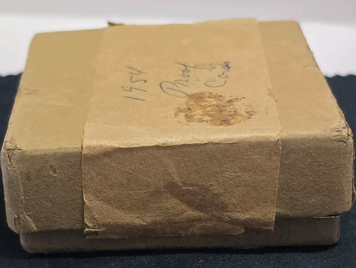 1954 U.S. Proof Set COMPLETE w/ Original Box & Tissue – Replaced Sleeves