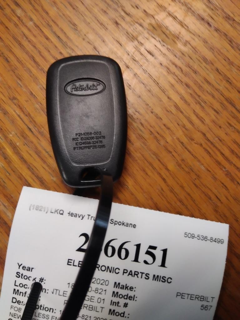 Replaces P21-1056-002 2020 PETERBILT 567 ELECTRONIC PART ,  WA