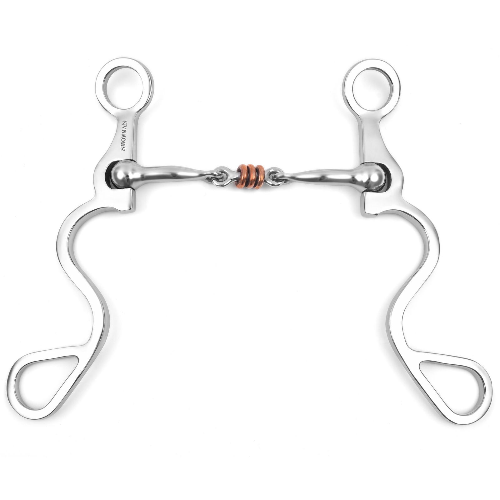 Showman Long S Shank Bit w/ Smooth Dogbone
