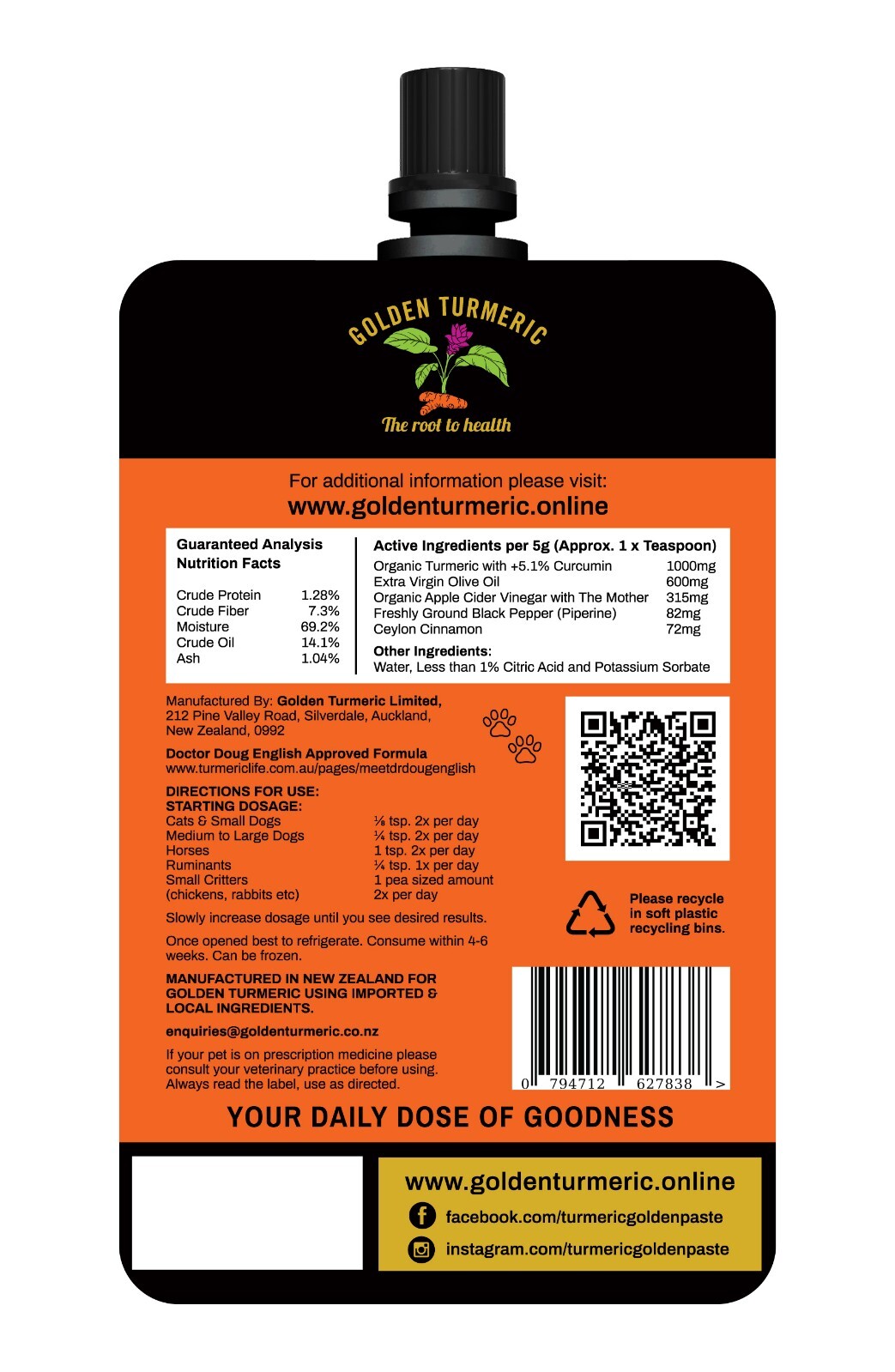Turmeric Golden Paste - Pets