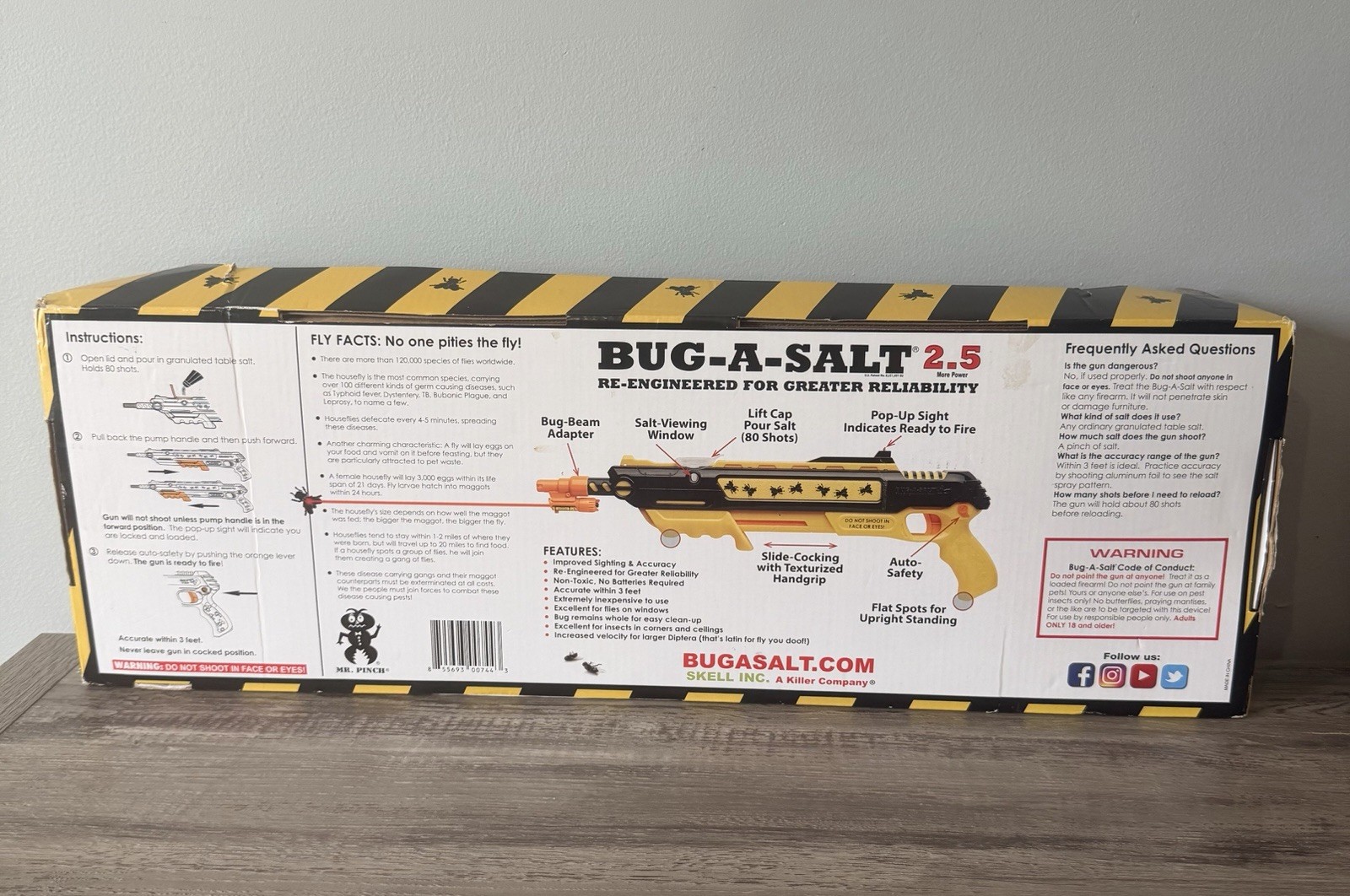 Bug-A-Salt Bug-Beam Combo. The Original Salt Gun.with Bug-beam Laser Kit NEW