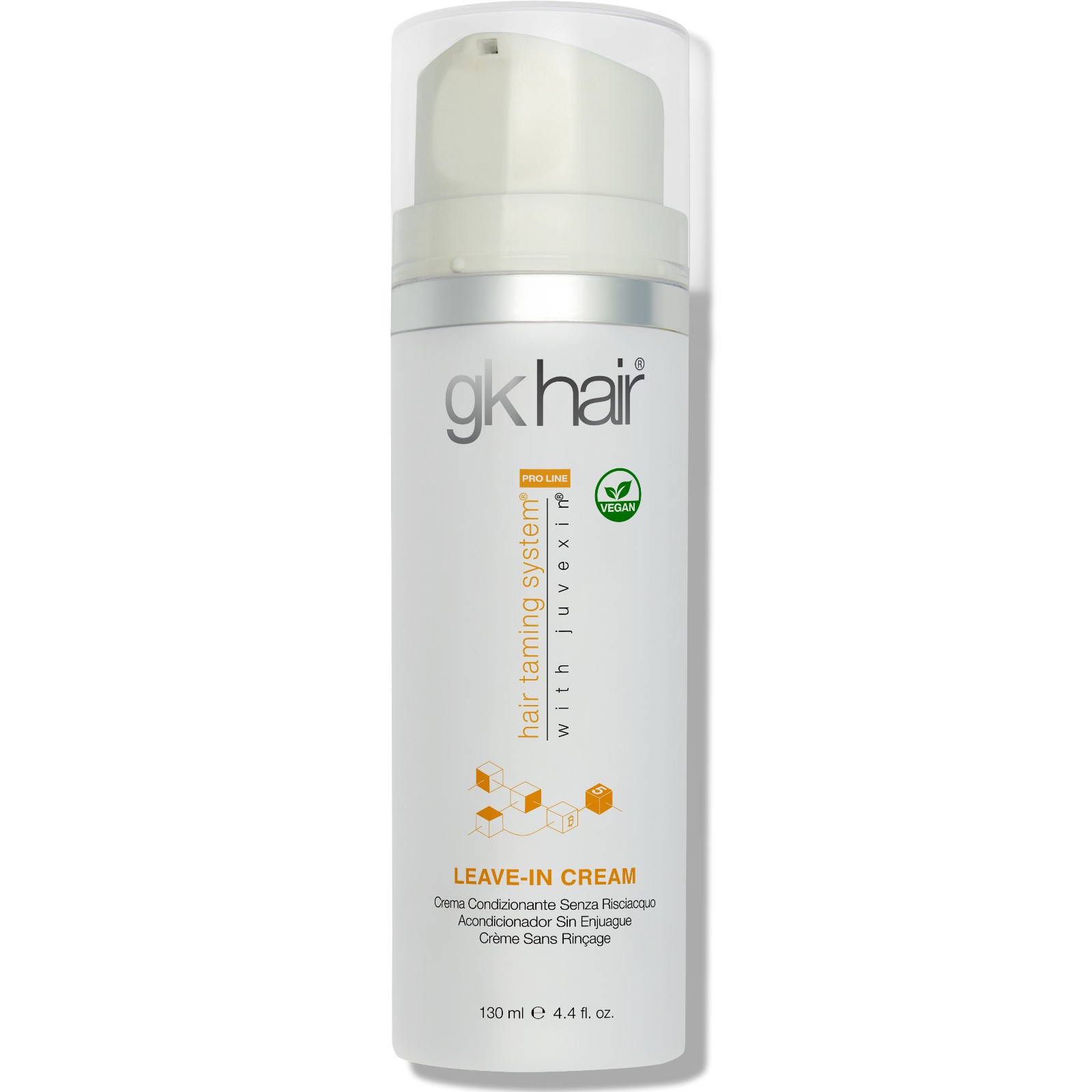GK HAIR Leave In Conditioner Cream 130ml Hydrating Smoothing & Frizz Control