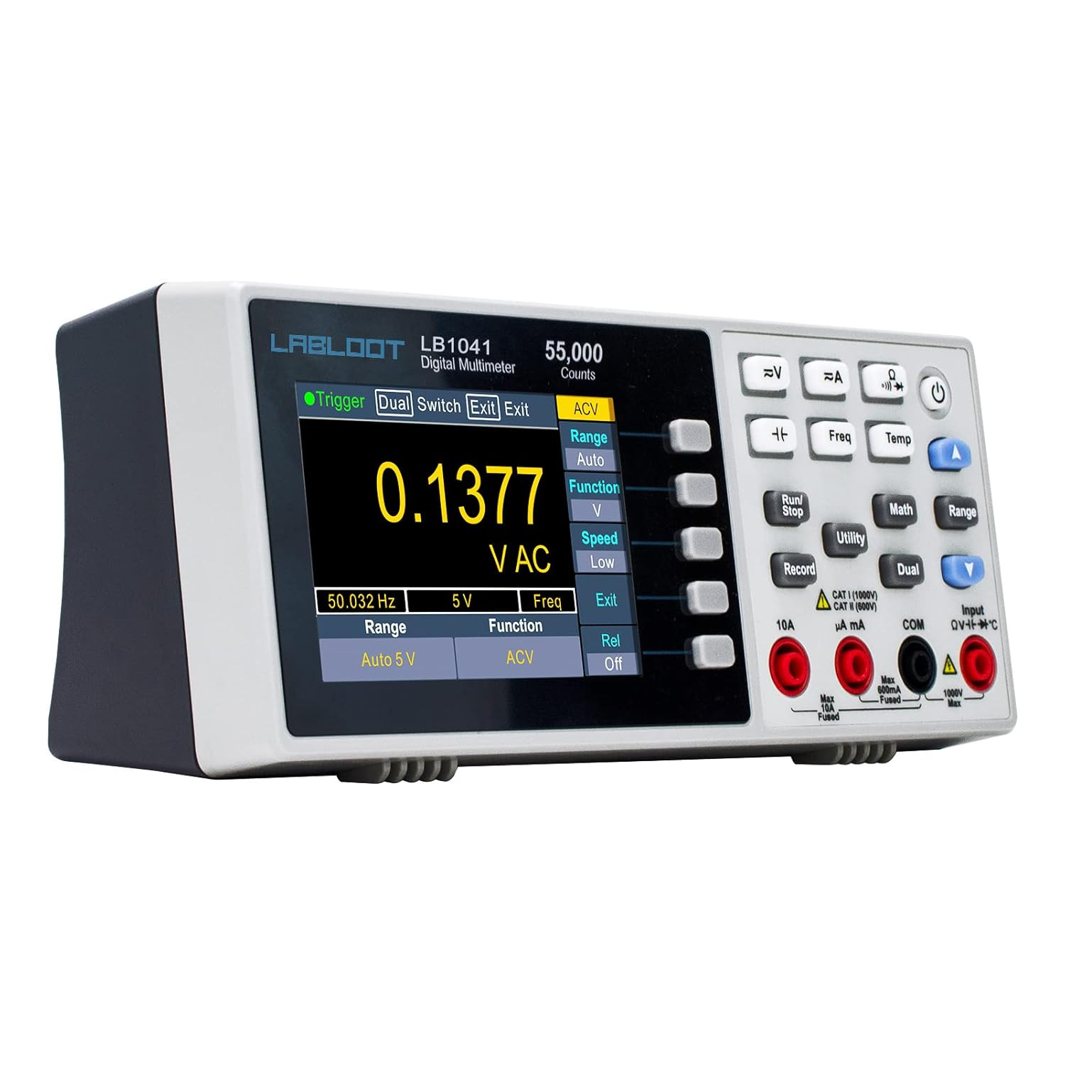 Rechargeable True RMS Digital Multimeter with USB Port - Mini Desktop Meter