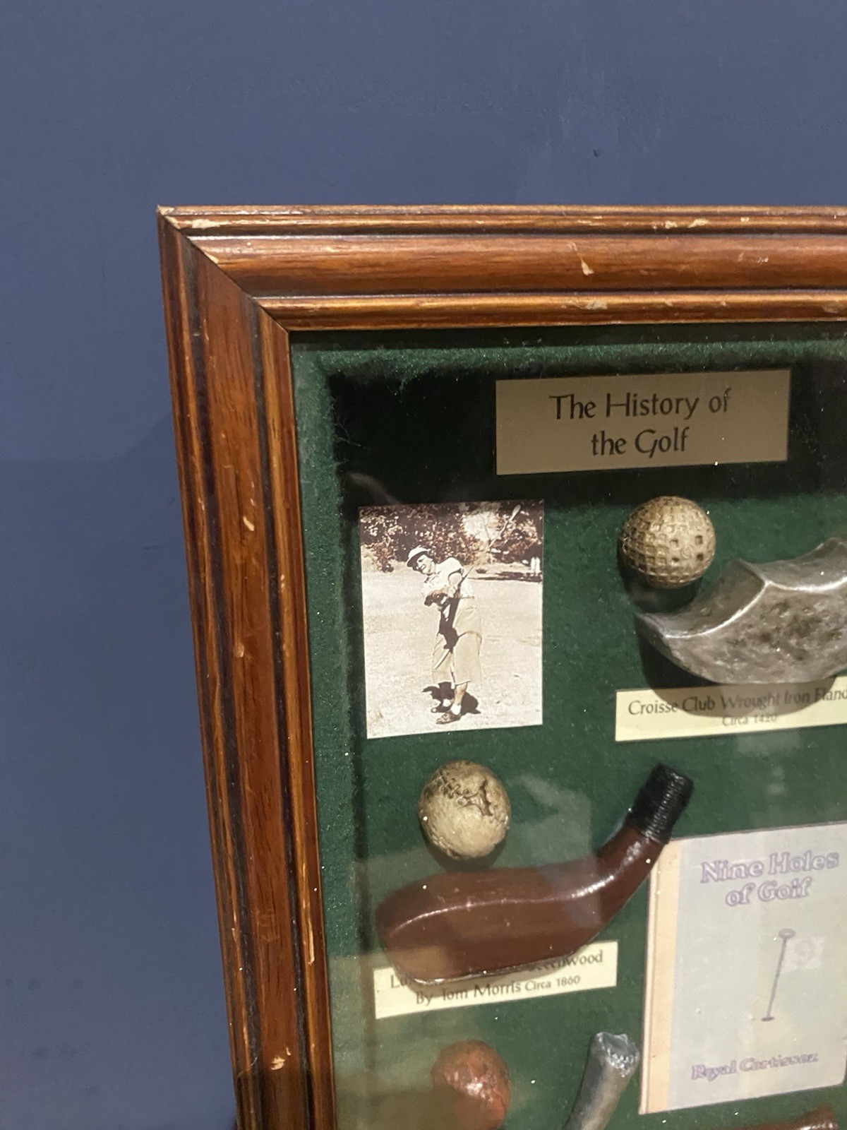 History Of Golf , Shadowbox Picture