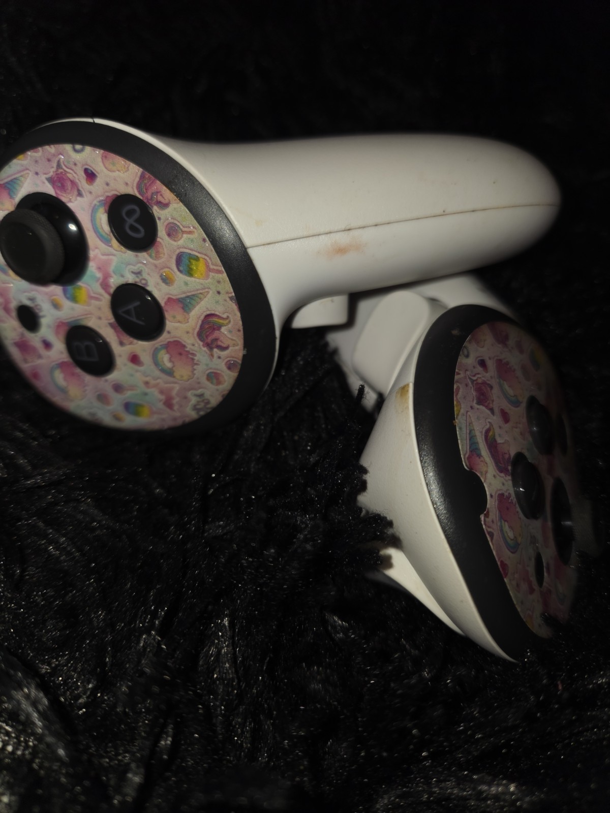 Meta Quest 3S 128GB VR Headset with Controllers GLITTER PASTEL GOTH EDITION